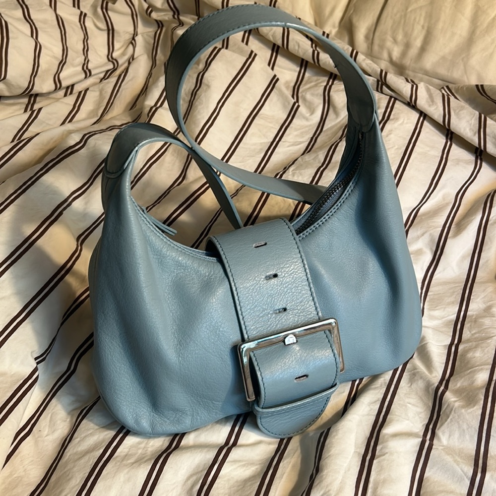 SOLD Paloma Wool Leonora Leather Bag S/S 2023 Small Blue - Picture 1 of 6